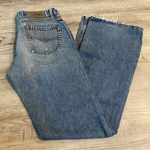 Silver Jeans Women's 29x34 Bootcut Western Glove Works CA00508 Light Wash